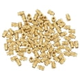 thumbnail image 1 of Uxcell Threaded Inserts, Brass Heat Set Insert Female Threaded Inserts Metric Knurled Nuts Embedment Nut 100 M2.5x6x4mm, 1 of 7