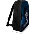 thumbnail image 2 of Wednesday Scary Backpacks Basic Shoulder Daypack Bookbag Satchel Knapsack Rucksack-XTYD1868, 2 of 3