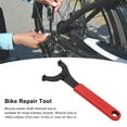 thumbnail image 5 of Bicycle Center Shaft Removal Tool Bike Axle Flywheel Wrench Number Eight Shaped Wrench Repair Tool, 5 of 21