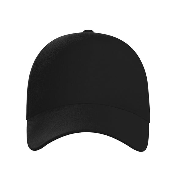 Xecao Black for Baseball Cap: Unisex, crafted from classic polyester twill fabric, featuring a soft unconstructed design