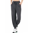 thumbnail image 5 of Womens Soft French Terry Loose Fit Drawstring Jogger Pants, 5 of 7