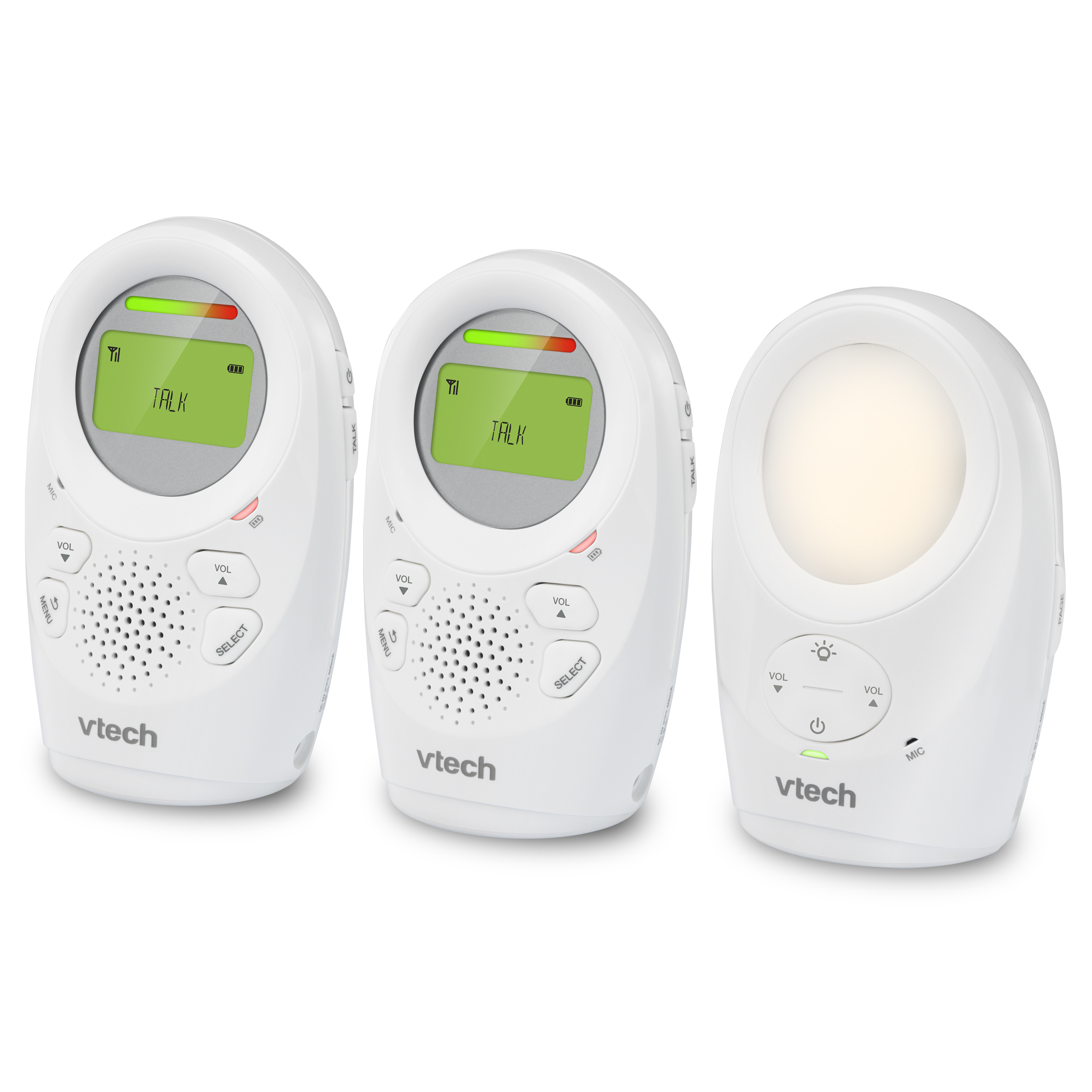 VTech DM1211-2 DM1211 Digital Audio Baby Monitor with Enhanced Range (2 Parent Units) - image 2 of 11