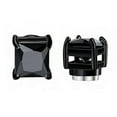 thumbnail image 4 of K-KED 1Pc CZ Clear Square Magnetic Clip-On Stud Earrings Men Women﻿Non-piercing -Black 8mm, 4 of 9