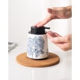 thumbnail image 5 of Hand Soap Dispenser for Bathroom, Ceramic Lotion Dispenser, Blue and White Flowers and Branches, 5 of 7