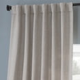 thumbnail image 3 of Highland Tan Monochromatic Faux Linen Room Darkening Curtain Pair (2 Panels), Highland Tan, 50W X 96L, 3 of 9