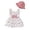 F21-Red, variant on xfsWaSs Girls Summer Dress Toddler Baby Girls Princess Birthday Dress Flower Girl Dresses Floral Sleeveless Tulle Dress Fashion Party Wear 9-12 Months