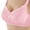 A-Pink251, variant on Women's Lace Bras Wireless Full Coverage Bra Adjustable Spaghetti Straps Supportive Classic Everyday Wear Bras