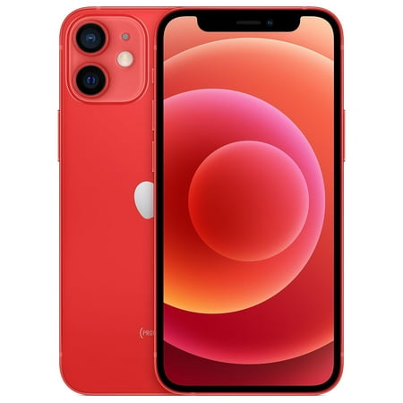 Restored Apple iPhone 12 Mini 64GB 5G Red (Fully Unlocked) (Refurbished)