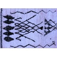 thumbnail image 1 of Ahgly Company Indoor Rectangle Abstract Blue Modern Area Rugs, 2' x 4', 1 of 4