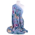 thumbnail image 6 of STP GOODS Evening Shawl and Wrap for Women Botany Lilac Silk Shawl 51x51'' (130 * 130 cm) Travel Scarf Tops Fashion Shawl for Wedding, 6 of 9
