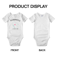 thumbnail image 3 of My Grandparents In Wisconsin Loves Me Baby Bodysuits Unisex 3-6 Months, 3 of 5
