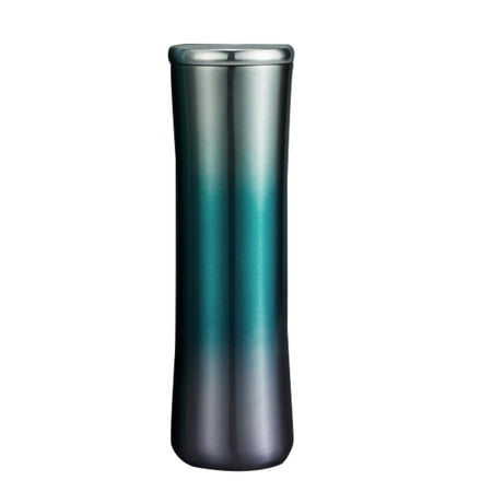 

1Pc Creative Insulation Cup Stainless Steel Water Cup for Office Blue Purple