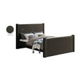 thumbnail image 2 of Meridian Furniture Elias Brown Boucle Fabric King Bed, 2 of 8