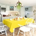 thumbnail image 2 of Mantel cuadrado Homing de vinilo impermeable, 150 x 150 cm, color amarillo, 2 of 9