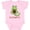 AD-Pink, variant on Avogato- Cute Green Cat Avocado Boys or Girls Baby Bodysuit