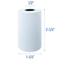 XTP Thermal Paper Rolls BPA Free 2 1/4" x 50' POS Cash Register Receipt Paper Roll White 50 Count Case