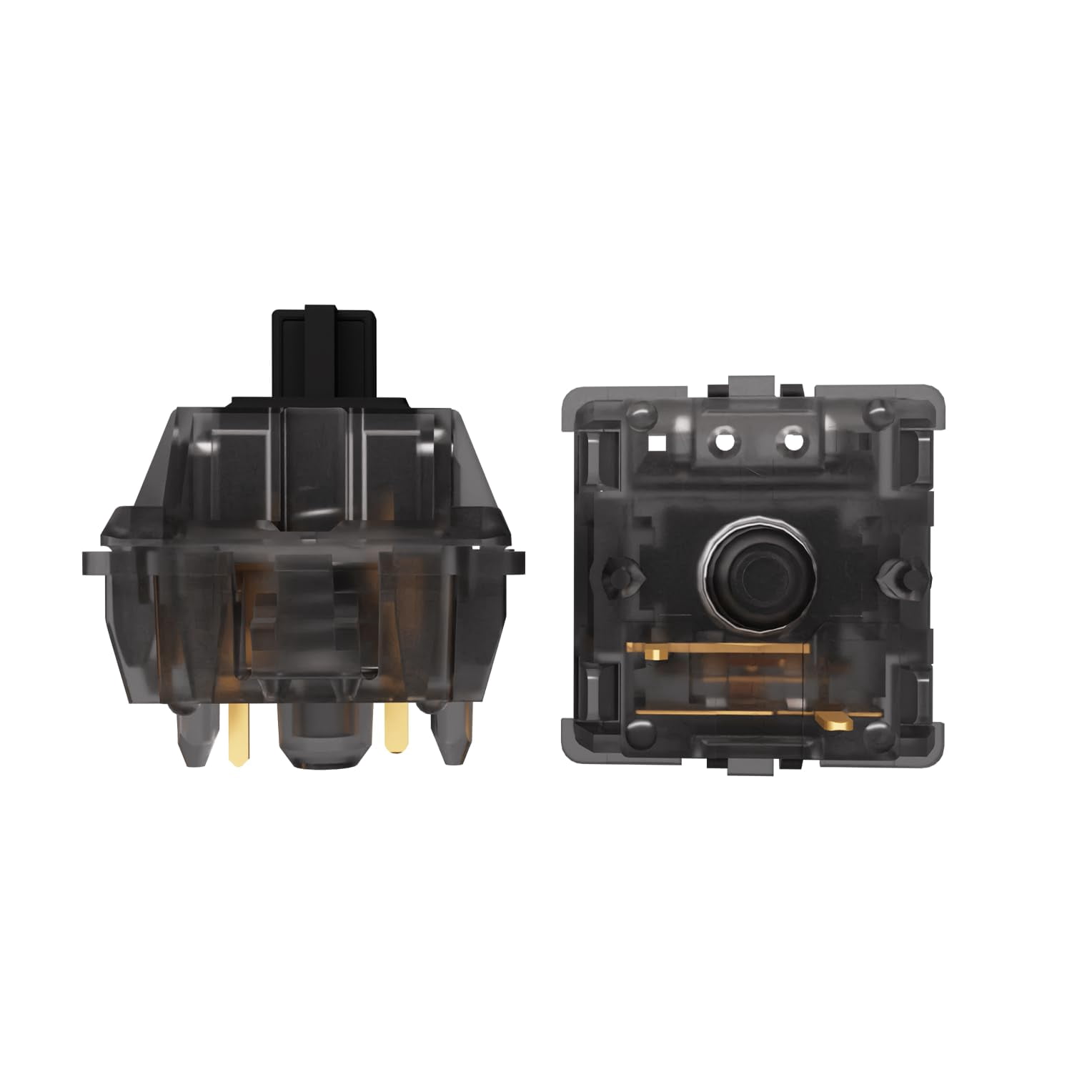 GATERON Ink V2 Pro Black Keyboard Switches, Linear 5 Pins Pre Lubed RGB Smokey Housing for MX Mechanical Keyboard (35)