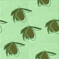 thumbnail image 1 of Ahgly Tapis d'Intérieur Lavable en Machine Carré Vert, 8 Pieds Carré, 1 of 7