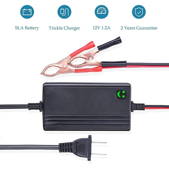Car Battery Maintainer - Trickle Charger for Automotive and Motorcycles