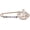 Crown Safety pin, variant on Crystal Pearl Flower Brooches Pins Fashion Beautiful Created Rhinestone Floral Brooch Good Idea for Party Dance Wedding Banquet for Elegant Women