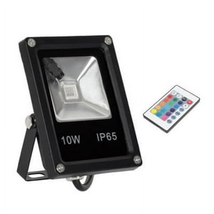 HB LEDS Foco LED Piscina RGB Control Gris 18W-12V Con Fuente de poder 5 Amp