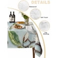 thumbnail image 2 of Botanical Flowers Table Cloth, Country Magnolia Leaves Branches Waterproof Tablecloth for Rectangle Tables, Reusable Washable Fabric Table Cover for Restaurant Kitchen Dining Tables 60"x120", 2 of 6