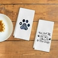 thumbnail image 3 of You and Me and The Dogs Camping Kitchen Towels Set of 2, Dog Lover Gifts, Gifts for Camping Lovers Dish Towels, RV Decor, Camping Decor Hand Tea Towels for Camper, 18x26 Inch, 3 of 5