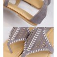 thumbnail image 4 of VerPetridure Women's Sandals Summer Casual Retro Casual Lightweight Breathable Fish Mouth Open Toe Round Toe Beach Roman Sandals, 4 of 7