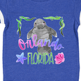 thumbnail image 4 of Inktastic Orlando Florida Cute Swimming Manatee Boys or Girls Baby Bodysuit, 4 of 5