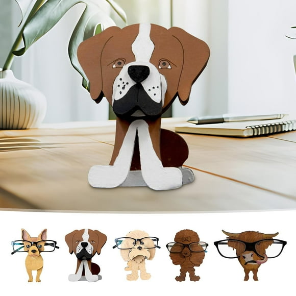 Soporte para gafas de perro - Organizador mono de gafas de mesa con diseño de animal para la decoración de la oficina