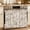 Khaki, variant on Khaki Fruit Oven Skirt Curtain 30"Wx21.5"L, Waterproof Ruffled Stove Cover Skirt with 8 Ribbon Ties, Country Retro Floral Botanical Plant Decorative Oven Door Curtains for Kitchen Dishwasher Cabinet