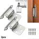 thumbnail image 4 of 2PCS Kitchen Hinges Overlay Self Closing Face Mount Cupboard Door Hinge For Flush Hinge Antique Furniture Hardware, 4 of 4