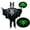 Glowing-A, variant on Hotiary Children's Glow in the Dark Halloween Clothes Black Bat Costume Masquerade Cosplay Costume Bat Style, 4-10 Years