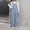 Sky Blue, variant on RTKFRFLM Girls Wide Leg Overalls Washed Denim Suspender Pants with Bowknot Dark Gray 14-15 Years
