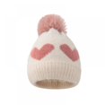 thumbnail image 2 of Baby Girls Winter Hat Toddler Beanie Cold Weather Warm Pompom Hat, 2 of 7