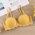 thumbnail image 2 of Kureaily Women Casual Solid Color Multicolor Breathable Push Up Bra Adjustable Strap Underwear Womens Deep V Bras, 2 of 4