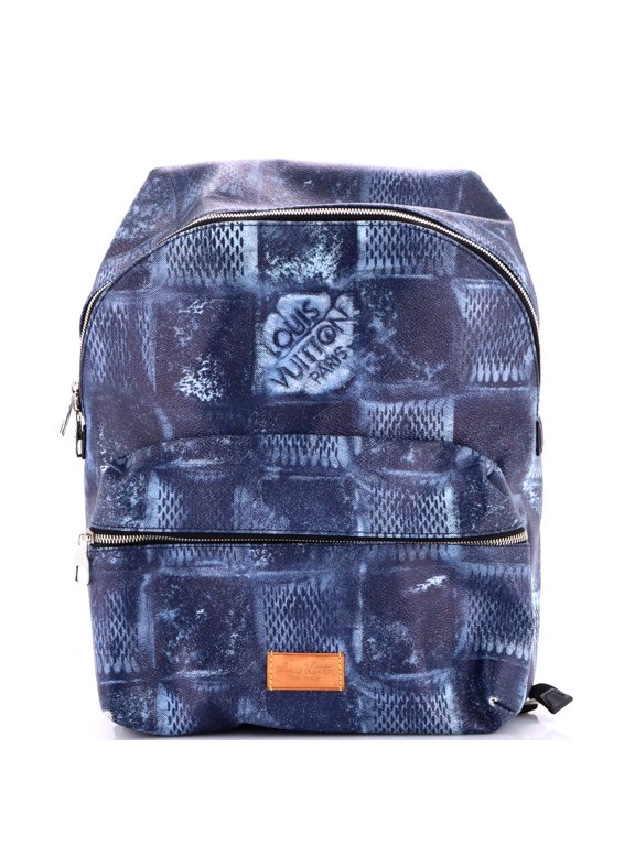 Pre-Owned Louis Vuitton Blue Salt Discovery Backpack PM Backpack Damier Salt