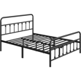 thumbnail image 3 of Yaheetech Classic Metal Bed Frames with High Headboard and Footboard,Queen Size,Black, 3 of 9