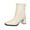 Beige, variant on XUNKUSGA Chelsea Boots Women Fashion Square Toe Rear Zipper Boots for Women Comfortable Chunky Heel Mid Calf Womens Boots Casual Solid Color Winter Short Boots 5.5-8.5 Beige