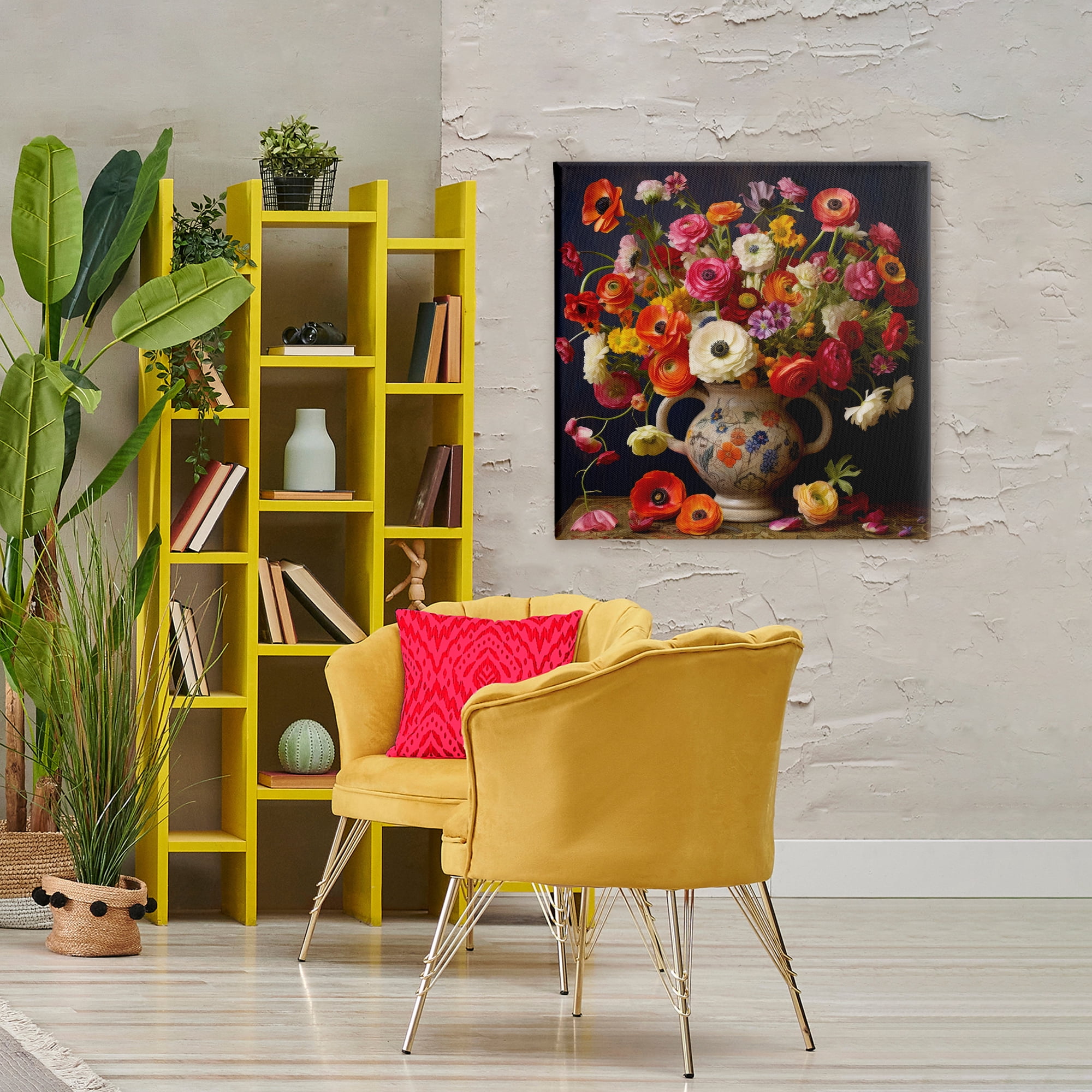 Stupell Industries Harmonious Bouquet Composition Canvas Wall Art, design by Lazar Studio