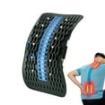 thumbnail image 2 of Back Stretcher for Lower Back Pain Relief, 4 Level Adjustable Lumbar Back Cracker Board, Back Cracking Device, Back Massager for Scoliosis, Spine Decompression and Lumbar Decompression(Black&Blue), 2 of 8