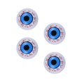 thumbnail image 1 of Cubiertas de Llanta en Forma de Ojo EyeTap 2Kit 8 pzas 1.9x1.9cm Plástico ABS Blanco y Azul Tapón de Ojo para Llantas., 1 of 6