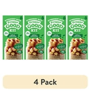 (4 pack) Proper Good Apple Cinnamon Overnight Oats Kit, 15g Protein, Shelf-Stable, 2.33 oz Packet, Glass Jar