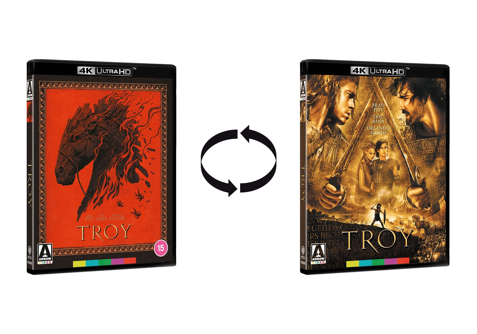 Troy Limited Edition (4K Ultra HD) Region Free Brad Pitt Diane Kruger Eric Bana Orlando Bloom