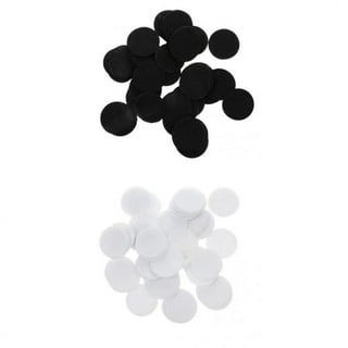 BIKCZEWIN 1000PCS Felt Circles 1 Inch White Round Shapes Craft Fabric Felt  Pads for DIY Projects