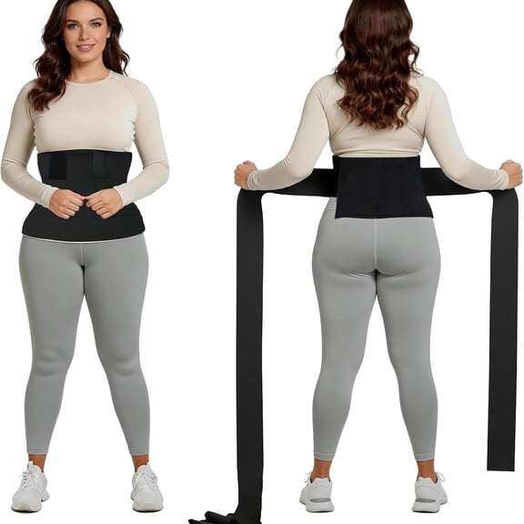 XIRQI Waist Trainer for Women Tummy Control Sweat Belt Waist Trimmer,Postpartum,Waist Support,Posture. for Gym,Home,Yoga,Chores,Daily Wear/Under Clothes/Home Workouts