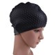 thumbnail image 3 of Gorro De Natación Flotador Inflable Gorro de natación para adultos flexible Cubierta de gota de agua de silicona impermeable Negro, 3 of 7