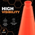thumbnail image 2 of Xpose Safety 28 Inch Orange Traffic Cones, 24 PACK - Multipurpose PVC Plastic Safety Cone for Parking, Soccer, Caution, Kids and Construction, 2 of 7