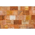 thumbnail image 1 of Ahgly Company Machine Washable Indoor Rectangle Contemporary Orange Red Area Rugs, 2' x 3', 1 of 7