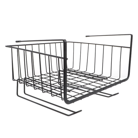 ROMANSENTIAL Kitchen Under Shelf Basket Iron Easy to Install and Remove Homeowners Closet 1Pack